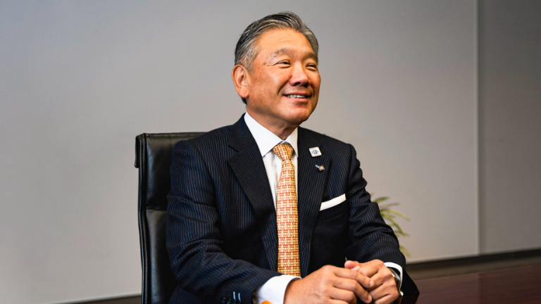 代表取締役社長 相川善郎の写真
