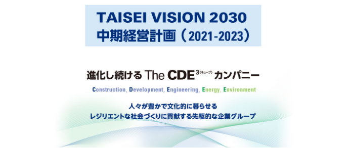 中長期的に目指す姿【TAISEI VISION 2030】