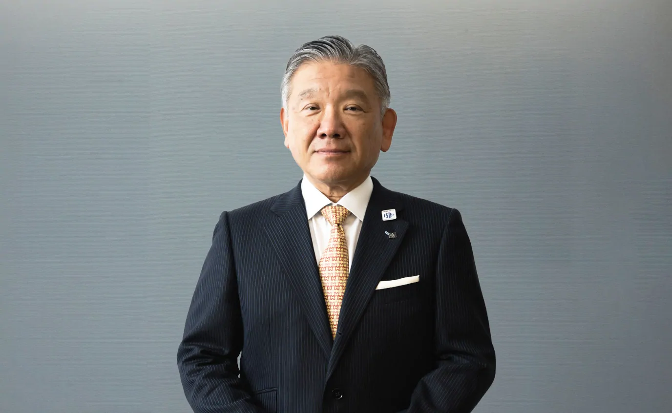 代表取締役社長　相川 善郎の写真