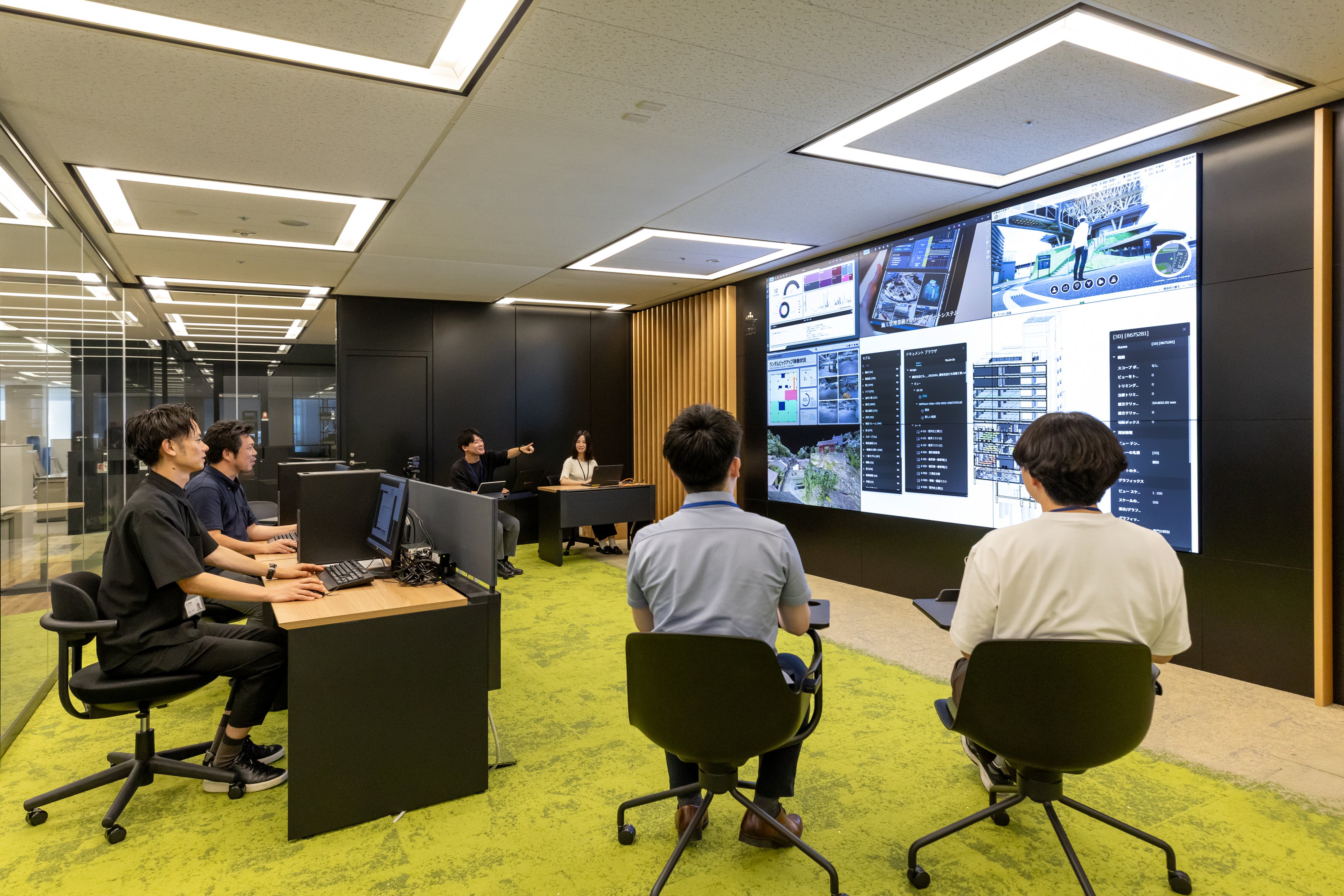 社内をつなぐ──マルチスクリーン導入による新しい施工管理のかたち